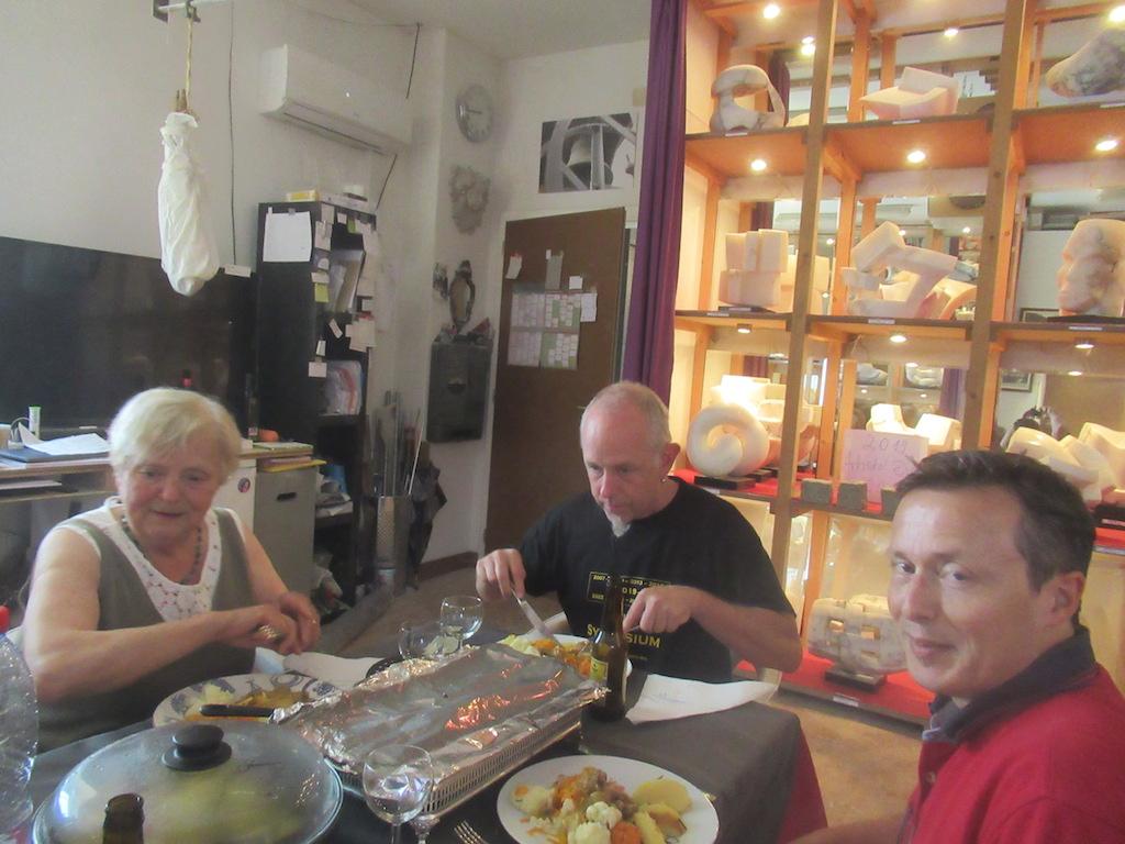 Work in progress and artist dinner 22/23 July